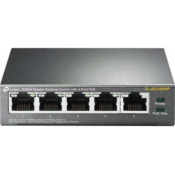 Switch TP-Link SG1005P 5× GE (4× PoE) Přepínač