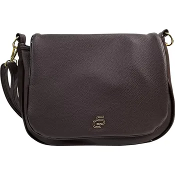 Kabelka GROSSO Čokoládově hnědá crossbody kabelka