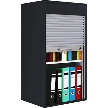 Policová skříň Vcm Kancelářská skříň Aktos L, černá