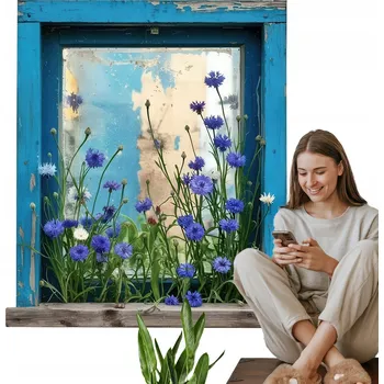 Obraz Dekorativní Samolepka Na Stěnu jako Dárek 88x100 cm - Venkovský styl