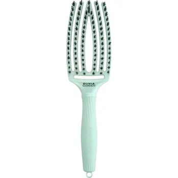 kartáč na vlasy Olivia Garden Fingerbrush Combo Medium Arctic Teal - arktická tyrkysová