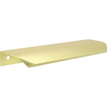 Nábytkové kování Okrajová úchytka nasazovací na čelo zlatá matná - 320/340 mm UA02 AMIX