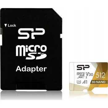 Paměťová karta Paměťová karta Silicon Power microSDXC Superior Pro 512GB V30 UHS-1 U3 A1 +