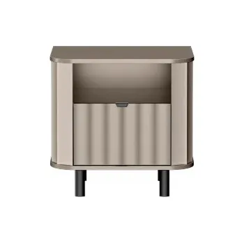 Noční stolek Noční stolek Novado-7 clay gray 1 šuplík