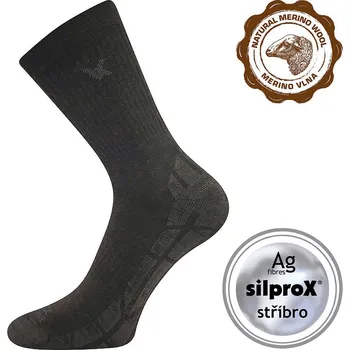 Oblečení a móda VOXX Ponožky sportovní z merino TWARIX s ionty stříbra HNĚDÉ 39-42 119356