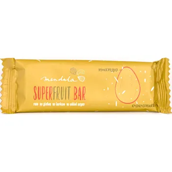 Mendula Superfruit Bezlepková Ovocná tyčinka bez přidaného cukru - mango a kokos (40g)