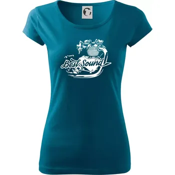 Dámské tričko Moto Best Sound - Dámské triko Pure - XS ( Petrolejová )