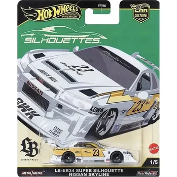autíčko Model auta Hot Wheels Nissan Skyline 1:64 bílý, sběratelský