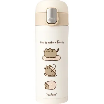 Termohrnek Termohrnek MPM 0,35 l, krémová pastelová, Pusheen Thermos