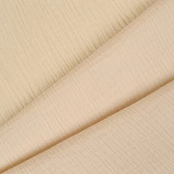 Zbytek - Dvojitá gázovina / mušelín Moly ecru