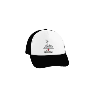 Kšiltovka Bastard Láska hory přenáší kšiltovka truckerka Black cap