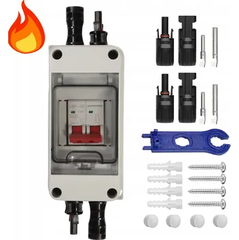 Bezpečnostní kamera Solární odpojovač IP65 16A Vodotěsný pro venkovní fotovoltaické instalace