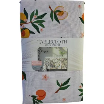 Prostěradlo Obrus s broskvemi, vzor 140 x 250 cm
