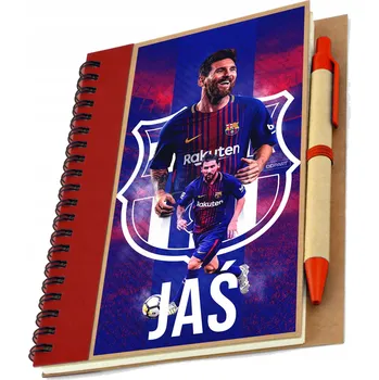 Zápisník ZÁPISNÍK NOTES ECO LEO MESSI BARCELONA DÁREK Y5