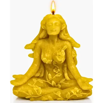 Svíčka Vonná svíčka Matka Příroda | 100 g | Svíčkománie3D | Barva: Žlutá