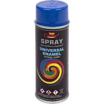 Barva ve spreji Univerzální email ve spreji Professional Champion Color modrá 400 ml