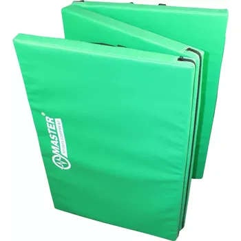 Gymnastika Zelená skládací žíněnka MASTER - 180 x 90 x 5 cm