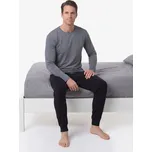 Pánské dlouhé bambusové pyžamo