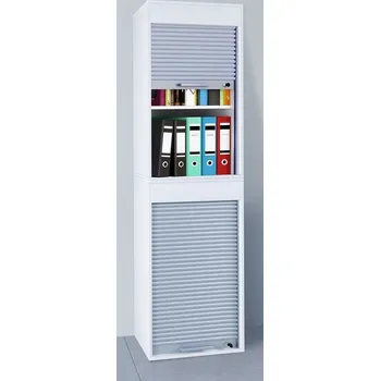 Policová skříň Vcm Kancelářská skříň Aktos XL, bílá