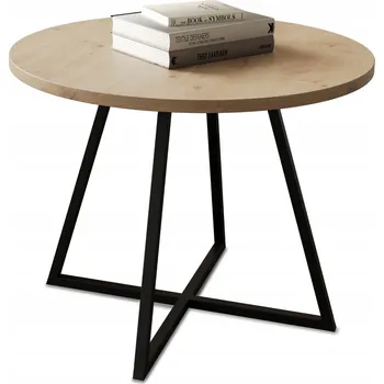 Konferenční stolek Konferenční stolek Kulatý do obývacího pokoje nebo ložnice ARTISAN Industrial Loft VERSO 50 cm