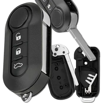 Camerazar Kryt klíče s dálkovým ovládáním 3 tlačítka Fiat Ducato Boxer Jumper Punto Panda Qubo Iveco