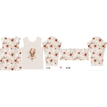 Panel na dětský termo rolák 110 květinová víla