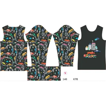 Panel na dětský termo rolák 146 barevná auta