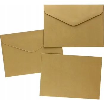 Obálka Ozdobná obálka Argo zlatá 150g C6 10 kusů