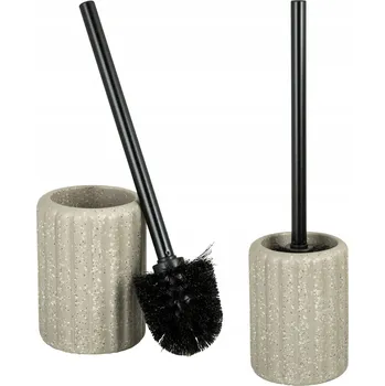 WC štětka s keramickým držákem, hnědo-černá PERU