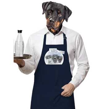 Kuchyňská zástěra Bastard Protest bobrů zástěra Navy