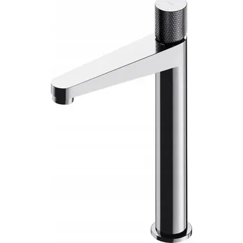 Vodovodní baterie Stojánková umyvadlová baterie Omnires Contour stříbrná