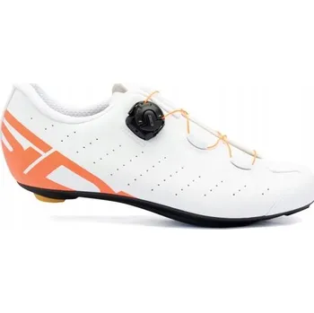Pánské cyklistické tretry Silniční tretry SIDI FAST 2 bílo-oranžové, velikost 45