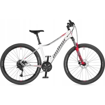 Horské kolo Horské kolo MTB Author Solution ASL, rám 18 palců, kola 27,5", bílé