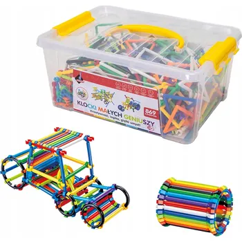 ostatní stavebnice Vzdělávací SADA STAVEBNICE Konstrukční Stavebnice Malí Géniové - Tyčky