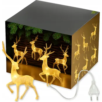 Vánoční dekorace Vánoční osvětlení na stromeček Hurtnet do interiéru 2,6 m, 10 světýlek