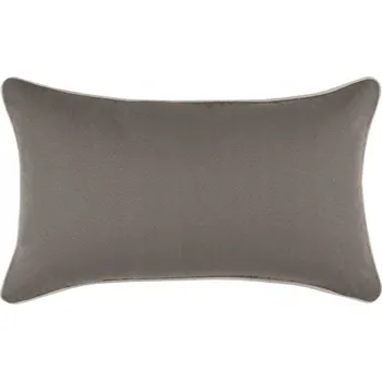 Polštář Polštář DUO 30x50 béžovo-šedý (taupe) s ozdobným lemem, malý polštář + výplň