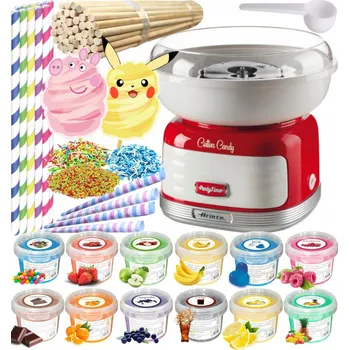 Výrobník cukrové vaty Stroj na cukrovou vatu Ariete Cotton Candy červený 500 W