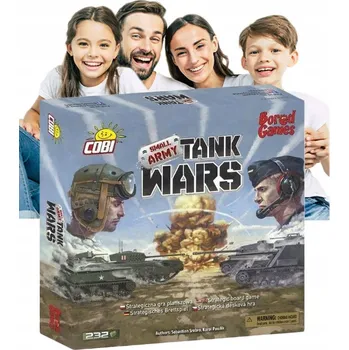 Desková hra Stolní hra TANK WARS HRY PRO CELOU RODINU STOLNÍ HRY PRO DĚTI INTEGRAČNÍ HRY RODINNÁ HRA HRY PRO LOGICKÉ MYŠLENÍ SPOLEČENSKÉ HRY STRATEGICKÁ HRA HRY Cobi