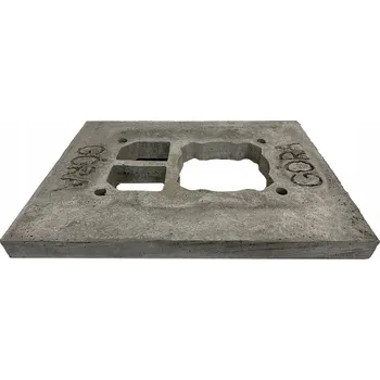 Komín Betonová podpěrná deska 63x82 cm pro komín KW2, konzolová, cihla/klinker