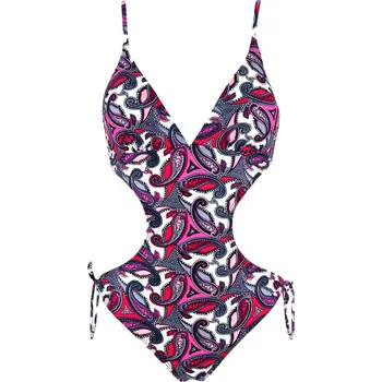 Dámské plavky Johanna monokiny trojúhelníkové plavky P254 L vícebarevná