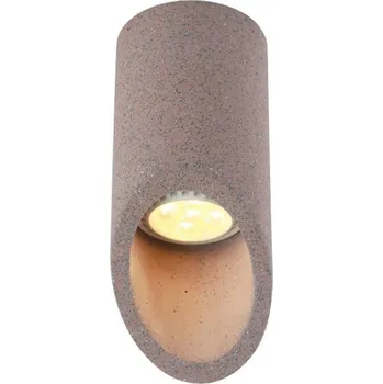 ACA Lighting stropní svítidlo 1XGU10 červený beton D7XH16CM FALTSO MK151S16R