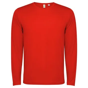 Dámské tričko Sportovní tričko Estoril s dlouhým rukávem, červená, Velikost XXL