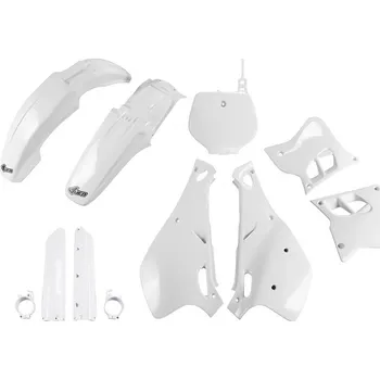 UFO sada plastů a kryty tlumičů YAMAHA YZ 125 '93-'95 (bílá)