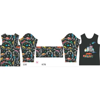 Panel na dětský termo rolák 116 barevná auta