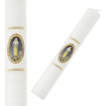 Svíčka Tradiční parafínová svíčka bez vůně Quo Vadis 1 ks