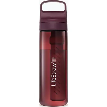 Láhev Cestovní láhev Lifestraw Go 2.0 z filtrem 650 ml merlot me away