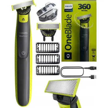 Holicí strojek Holicí Strojek Philips OneBlade QP2724/10 45min pro zarůstání vousů nástavce