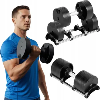 IP kamera Činky potažené/pogumované nastavitelné Gymtek sada