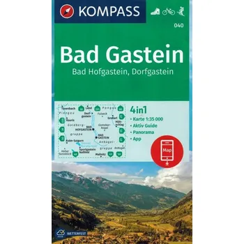 Bad Gastein, Bad Hofgastein, Dorfgastein Kompass mapa Kolektiv autorů