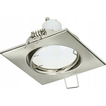 Stropní svítidlo zapuštěné Orno 50 W patice GU10, průměr 8,3 cm, stříbrné